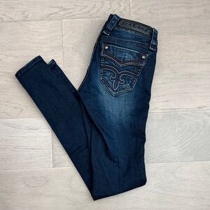 Rock Revival Dark Indigo Skinny Jeans
